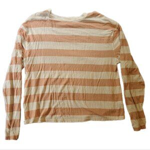 5/$25 Stretchy Basic Striped Long sleeve Top